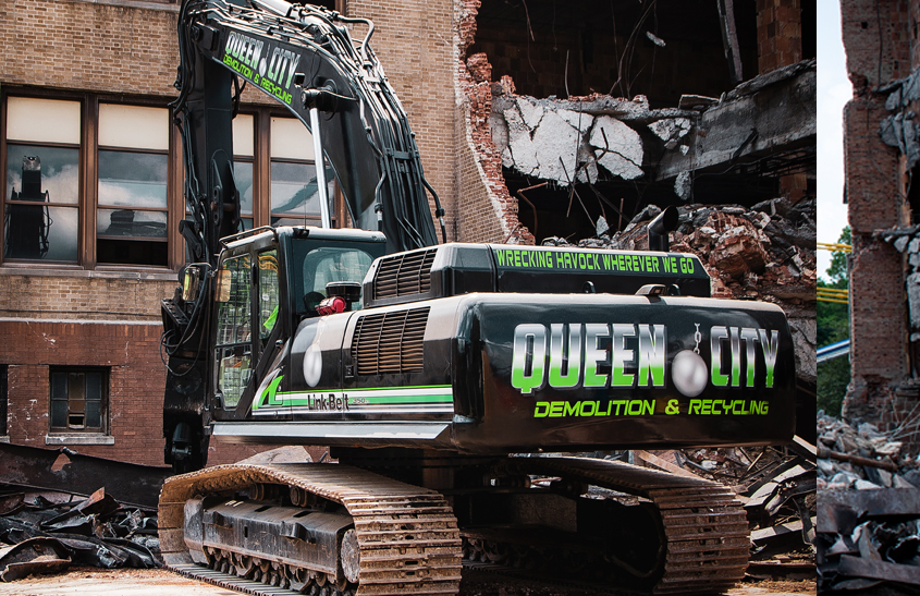 Queen City Demolition Black Equipment